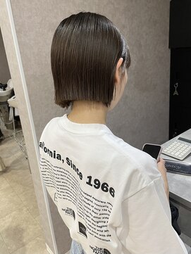 シオ ヘアー デザイン(Sio. hair design) 切りっぱなしボブ