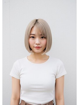 ブリックバイブレイス 千葉 千葉中央(brick by brace) 千葉駅/オリーブグレー/小顔/ココアベージュ