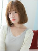 関内/髪質改善/ハイトーンカラー♪小顔姫カットレイヤーボブn