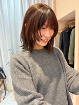 オン キャナルシティ博多前店(on)&nbsp;【晴音】ボブウルフ/ベージュブラウン/ボブ/20代