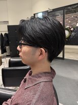 リード 豊洲店(REEED)&nbsp;MEN’S HAIR/ニュアンスパーマ/毛流れ/センターパート