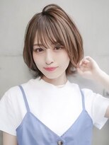 ギークス(GEEKS) 【GEEKS渋谷】くびれボブ/レイヤーボブ/ココアブラウン/冬カラー