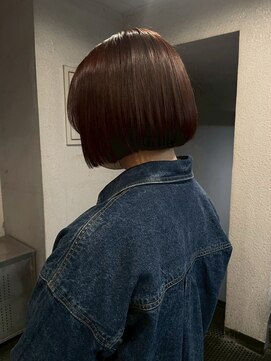 パーミル ヘア クマモト(permille ‰ hair Kumamoto) レッド×ボブ