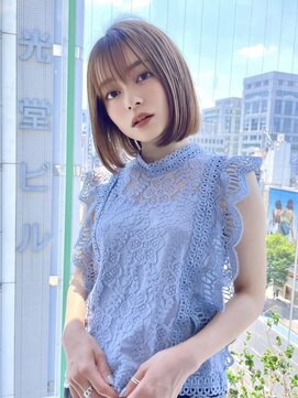 ロンドロゼ 池袋(Lond rose) ボブ×ベージュカラー