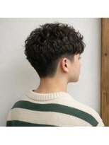 スープレックス ヘアーデザイン(SOUPREX HAIR DESIGN)&nbsp;ツーブロッククリクリパーマ　20代 30代 40代 50代 60代　メンズ