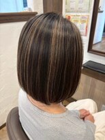 アミリー ひたち野うしく店(Amily)&nbsp;ハイライトバレイヤージュダブルカラーケアブリーチ20代30代