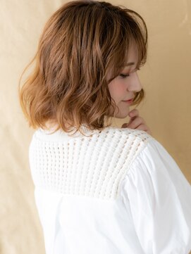 モッズヘア 越谷(mod's hair) ミルクブラウン大人かわいいゆるふわプードルボブX越谷20代30代