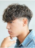 原宿スペインカールメンズカットフリンジカット刈り上げfifth