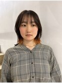 【イエベ春】初カラーで裾カラー/ロブ/ミディアムヘア
