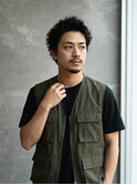 ワイルドなスパイキーパーマ
