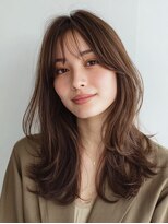 ラ ブーケ 大垣店(La Bouquet)&nbsp;ダークパープル/ナチュラルショート/ミルクブラウン/夏/大垣