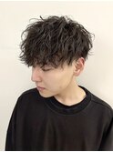 波巻き ツイストスパイラル メンズマッシュ