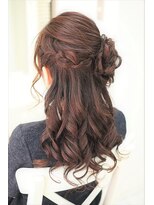 リサ 恵比寿(risa.)&nbsp;編み込みサイドハーフ