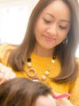 エノワ ヘアラウンジ 浦和駅西口本店(enowa HAIR LOUNGE) 髪や頭を触れる時は当たりが強くないように細心の注意を払います