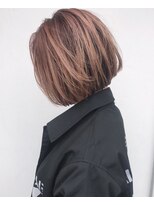 ホロホロヘアー(Hair) トリプルカラー ワンレンボブ