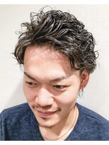 ロアール 大垣店(LOAOL) 簡単セット★メンズミディアムパーマ