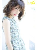[kiitos/吉祥寺] ☆無造作透け感ウェーブミディ☆