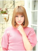 【Kianty みなとみらい】大人可愛い 内巻き カール ふわミディ☆