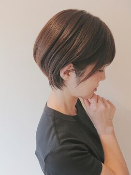 ロンドプロフィール 浦和(Lond profil) 浦和ショートヘアショートカット韓国白髪ぼかし白髪染めボブ