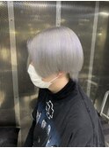 #ホワイトシルバーカラー