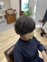 リブリス(Rebliss) 大人マッシュショート×ゆるふわパーマ×グレージュ