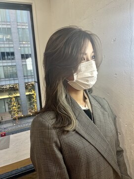 ヘアーワークス ヘルム 渋谷店(HAIR WORKS HELM) [HELM渋谷]イヤリングカラー