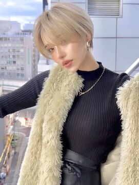 イヴォークトーキョーオーサカ(EVOKE TOKYO osaka) マッシュショート×ネオシースルーバング