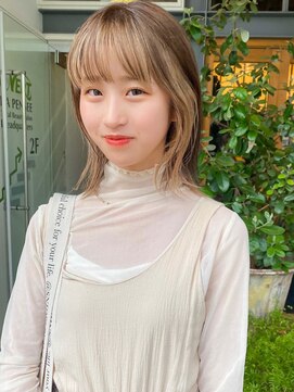 ラパンセヴェール(LA PENSEE VERT) 【LAPENSEE MITSUI】バング＆インナーカラー