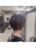 サウンドヘアデザイン(sound hair design) 白髪活かしハイライトの大人ショート