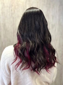 テトテ 門戸厄神店(tetote) / カシスピンクインナーカラー / ヘルシースタイル /