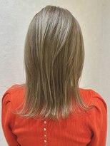 ヘアースペースブルーム リアン 岡町店(HAIR SPACE BLOOM Lien)&nbsp;【岡町/ハイライト】アッシュベージュハイライト