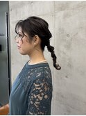 ヘアセット/編みおろし/パーティーヘア/お呼ばれヘア/恵比寿/