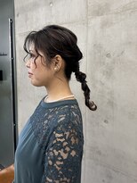 ヘアセット/編みおろし/パーティーヘア/お呼ばれヘア/恵比寿/