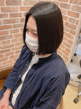 コーエン(cowen) 大人かわいい☆ツヤ髪美髪ボブ♪髪質改善ストレート/縮毛矯正