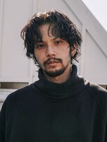 波巻きパーマシャドウパーマ緩めスパイラルパーマスペインカール