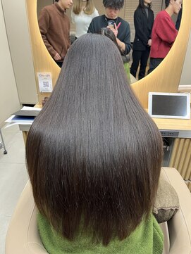 アース 天満橋店(HAIR & MAKE EARTH) 20代30代40代髪質改善トリートメント艶感ストレート透明感