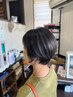 【カラー＆艶髪】リタッチ◇グレイカラー＋グローバルTR　￥8,800→￥7,000