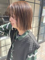 トロンヘアー(tronc hair)&nbsp;春にぴったり透明感カラー＋ミニボブで垢抜け！