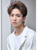 サンティエ 中央駅店(scintiller)&nbsp;七三アップバングセンターパートシャドウパーマ刈り上げ