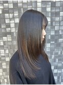 ホワイトグレージュ/デジタルパーマ/チェリーブラウン/茅ヶ崎