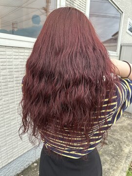 ヘアーチェリーコーク ランプ(HAIR CHERRY COKE Lamp) "ナチュラルプードルパーマ"