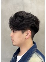 スイッチ(men's SWITCH)&nbsp;大分フェザーメンズパーマ刈り上げレイヤーショートツーブロック