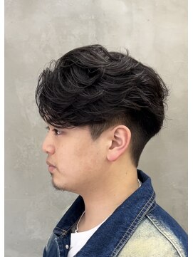 スイッチ(men's SWITCH) 大分フェザーメンズパーマ刈り上げレイヤーショートツーブロック