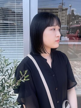 ユウヘアー 千代田橋店(U Hair) 切りっぱなしボブ