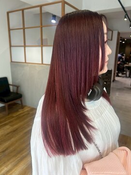 アカラ(acala) 暖色ストレート【髪質改善/縮毛矯正/イルミナカラー】