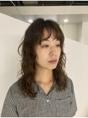 セミロングパーマ  《木村 茉那美》
