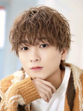 オーシャントーキョー 心斎橋(OCEAN TOKYO WEST) 波巻きパーマツイストスパイラルパーマセンターパートウルフ