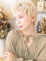 カバーヘア ブリス 上尾西口店(COVER HAIR bliss)&nbsp;フレンチカジュアルマッシュショートパーマa上尾10代20代30代
