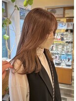 ブレンドバイハピネス(Blend by happiness)&nbsp;ミルクティーブラウン　ブリーチなしWカラー