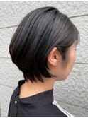 黒髪ショート11.5ブルーブラック